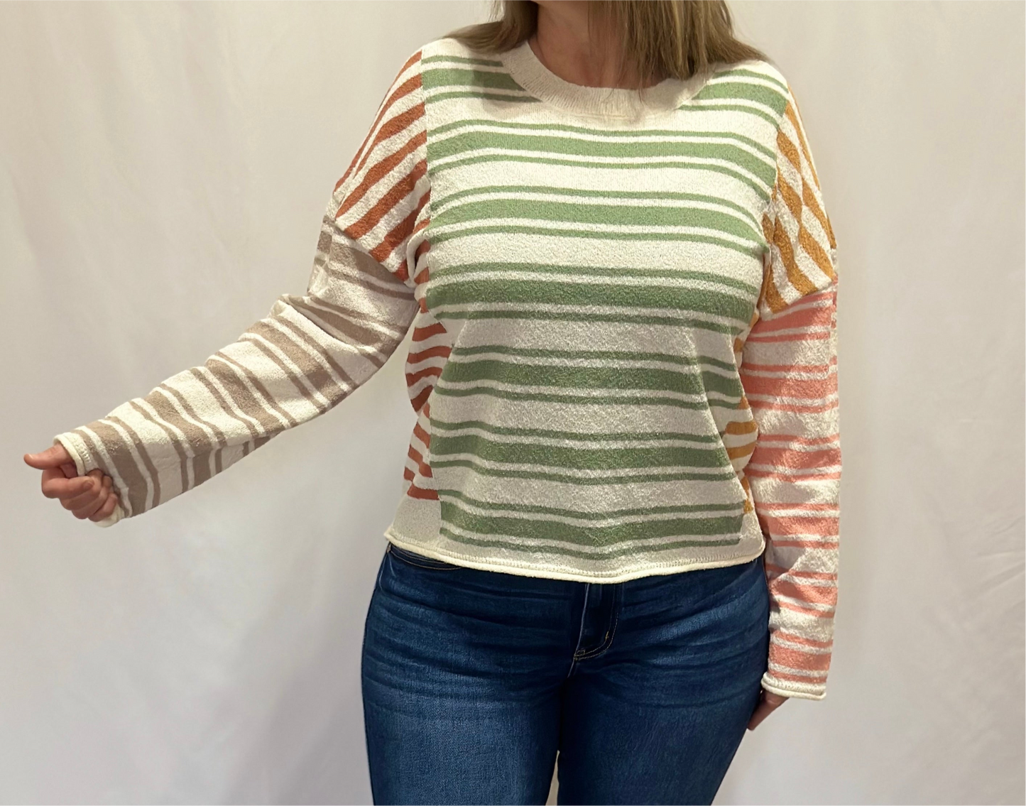 Easy Going Striped Sweater