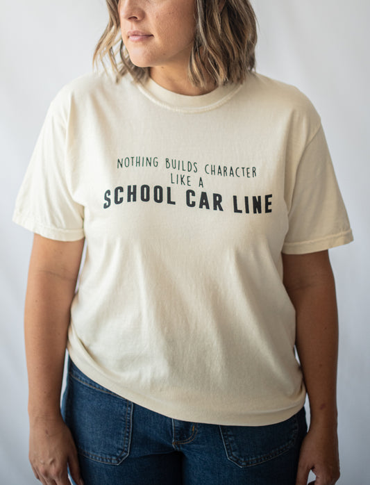 School Car Line Tee