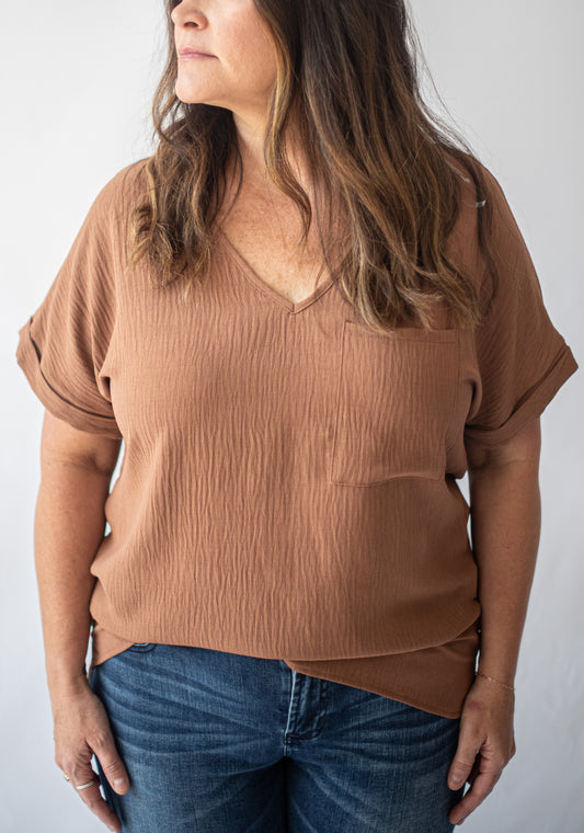 Carefree Top in Cappuccino