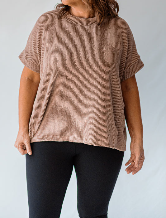 Seasonal Style Top in Mocha